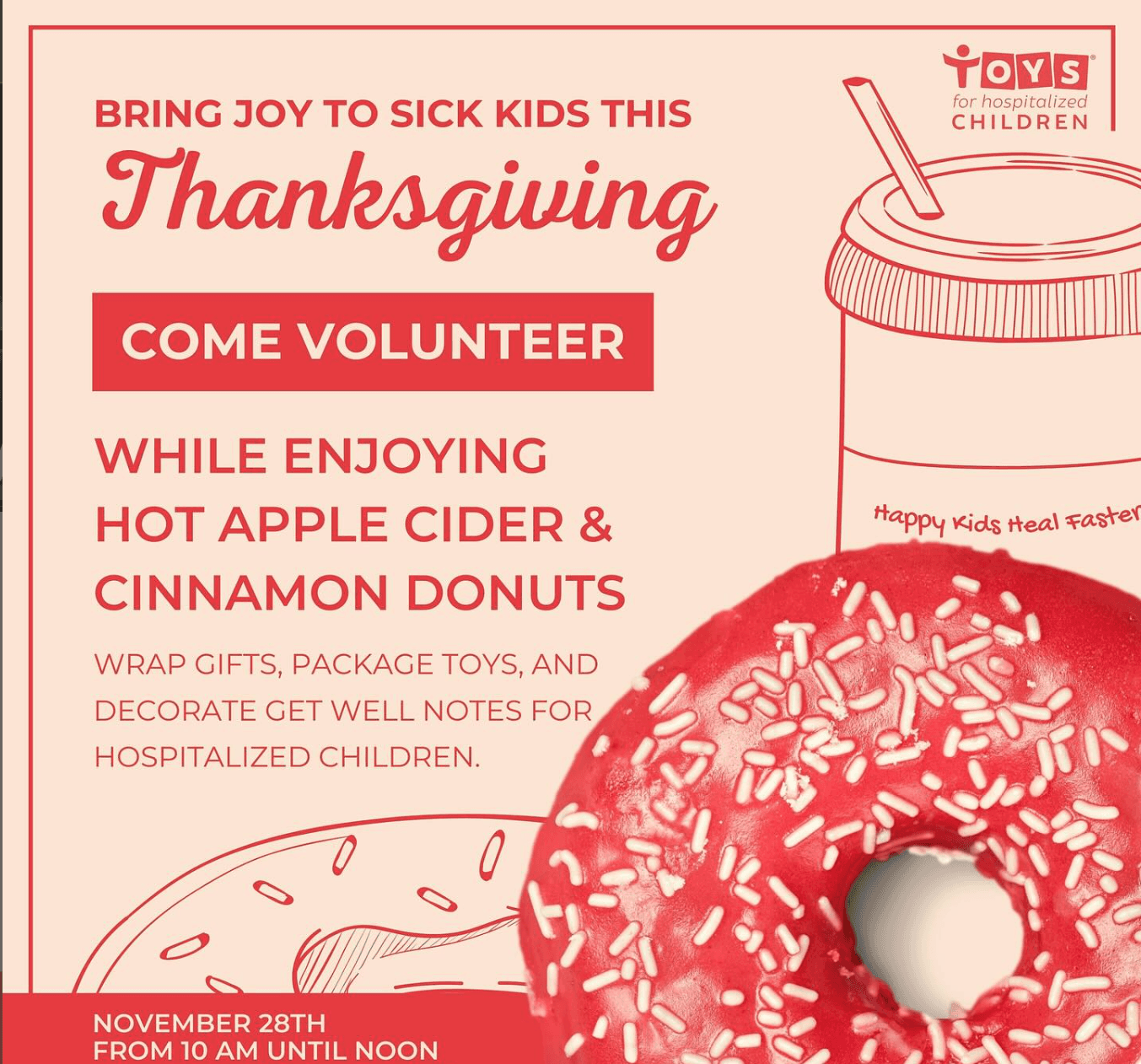 Card Making & Gift Packing w/ Toys for Hospitalized Children 