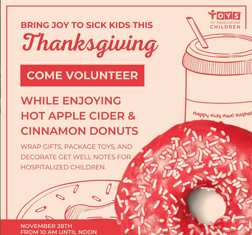 Card Making & Gift Packing w/ Toys for Hospitalized Children 